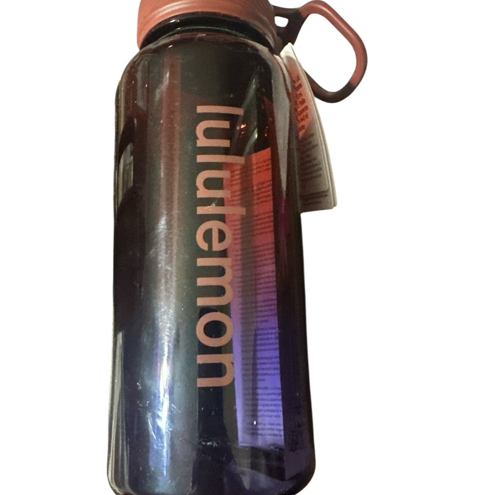 Lululemon Back To Life Clear 32 Oz Bottle Straw Lid MSRP $34 NEW